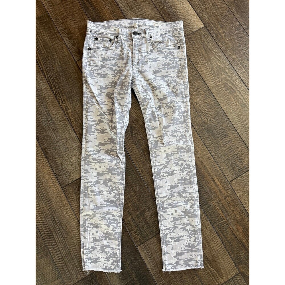 Women’s Rag & Bone Skinny Jeans Sz. 28 Grey Camo